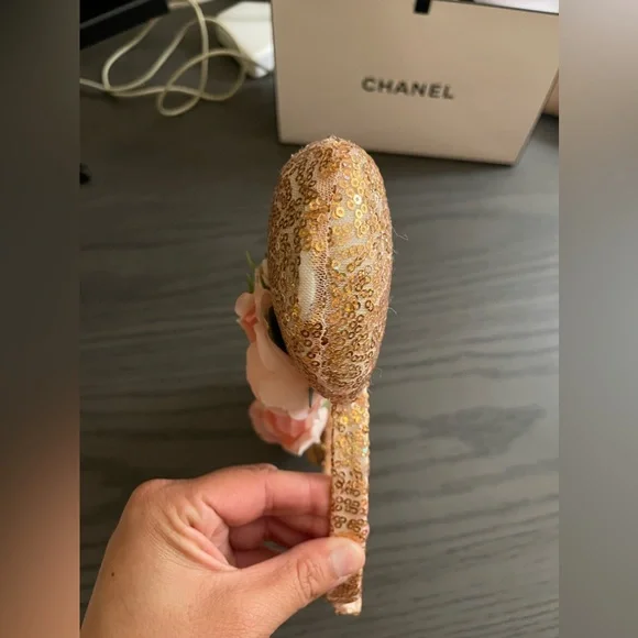 Custom Floral Princess Rose Gold Disney Ears - Picture 4 of 5